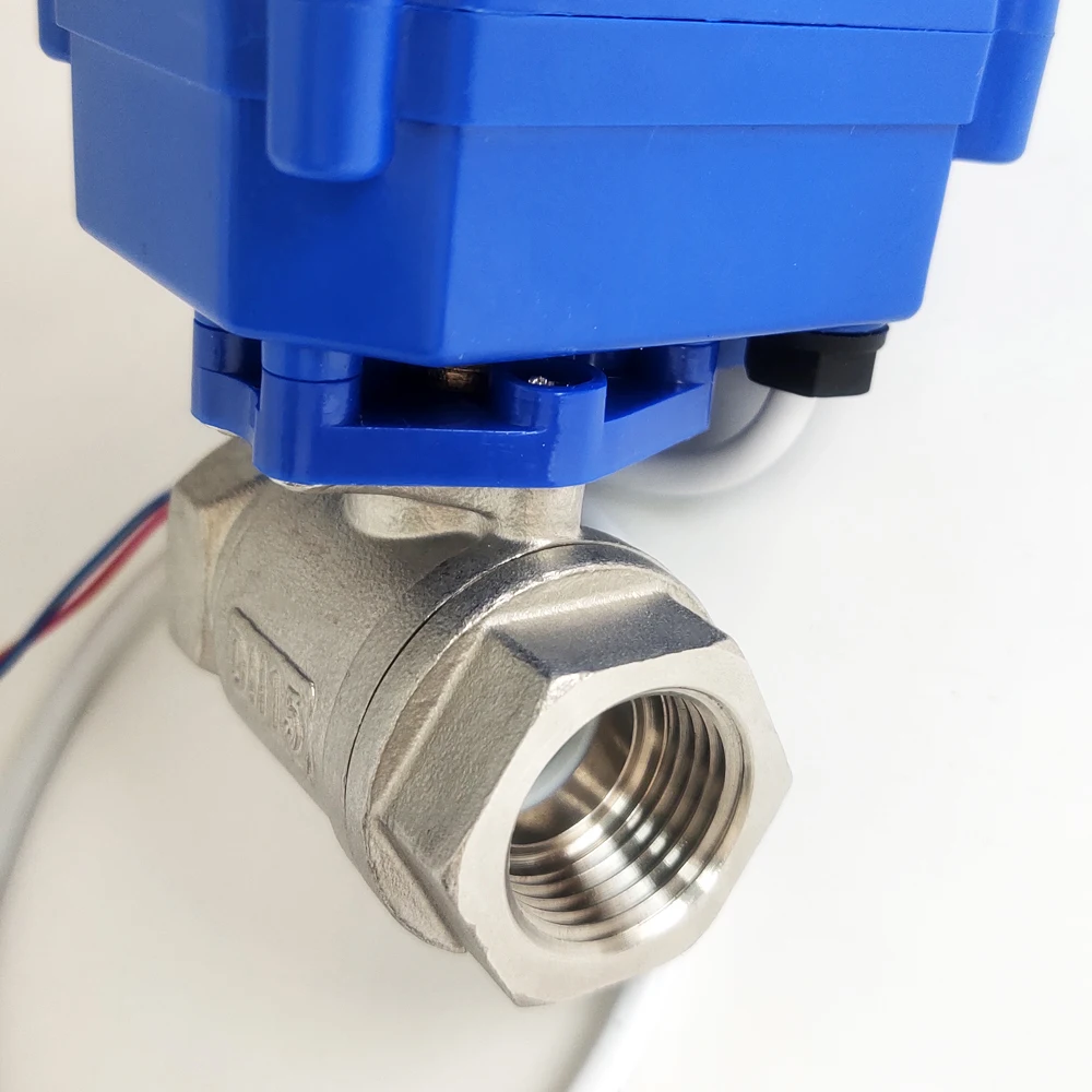 Мини клапан электродвигателя 1/2 дюйма 2 провода (CR04) электроклапан с