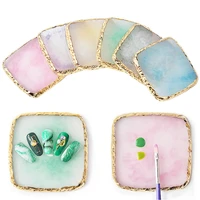 resin stone color palette false nail tips drawing nail color palette gel polish display nail color mixing display for manicure