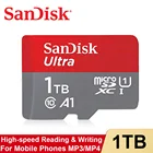 Карта памяти SanDisk Ultra SDXC, флэш-карта microsd класса 10 A1 1 ТБ 256 ГБ 16 ГБ 32 ГБ 64 ГБ 128 ГБ 512 ГБ