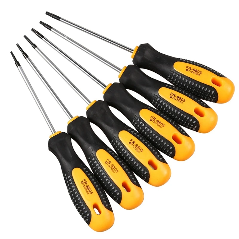 Набор отверток Torx с отверстием набор магнитных ремонтных ручных инструментов |