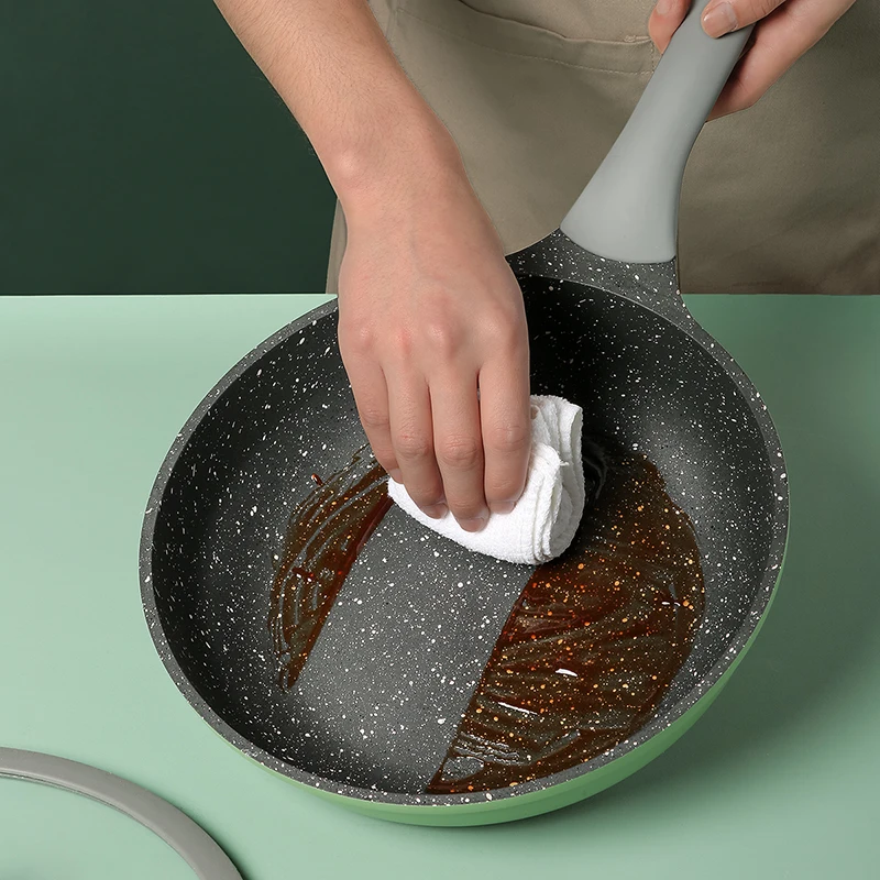 

COOKER KING Nonstick Wok Deep Frying Pan Skillet Saute Pan Omelet Pan Egg Pan Wokpan With Lid Suit For Induction 32cm/30CM