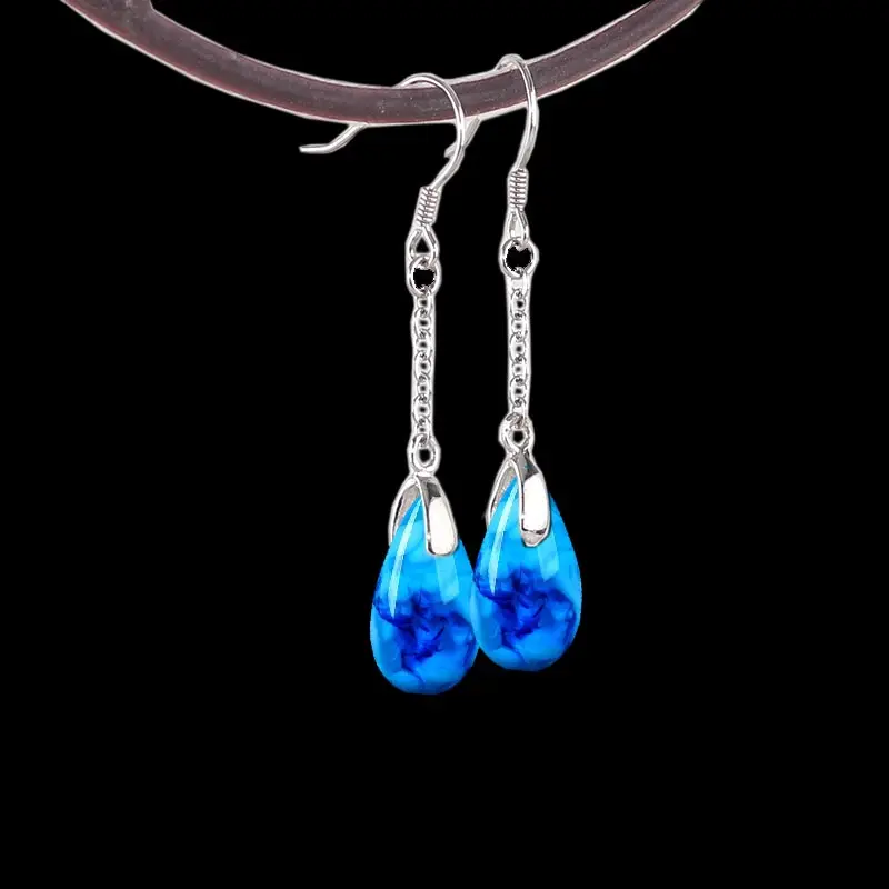 

Серьги пустой поддержка S925 серебро белый гриб заячьи уши, крючки, станок и не инкрустированные аксессуары ювелирные изделия из серьги с под...