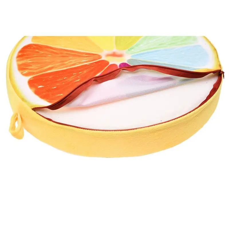 Home Decor Fruit Round Sponge Seat Floor Cushion Indoor/Outdoor Chairpad Colorful Orange | Дом и сад