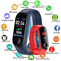 bluetooth sport smart wristband blood pressure heart rate monitor m3 smart band fitness tracker pedometer band for men women
