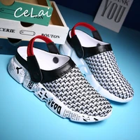 celai summer men beach shoes 39 46 breathable light weight male casual shoes outdoor flats water shoes sandalias hombre a 032
