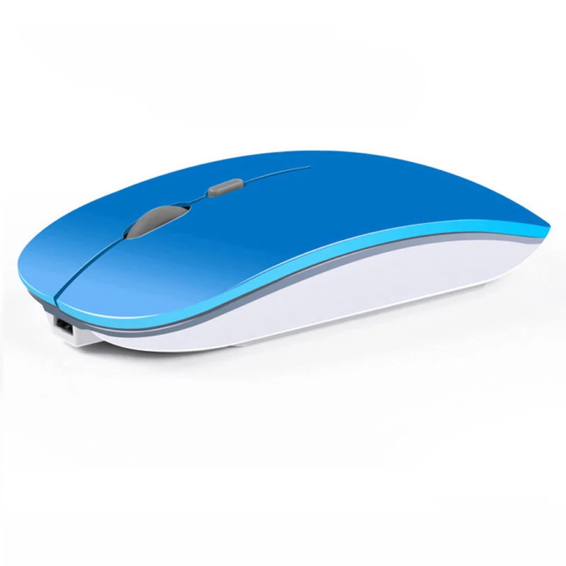 

2.4GHz Ultra Thin Silent Rechargeable USB Wireless Optical Mouse Office Mice NEW