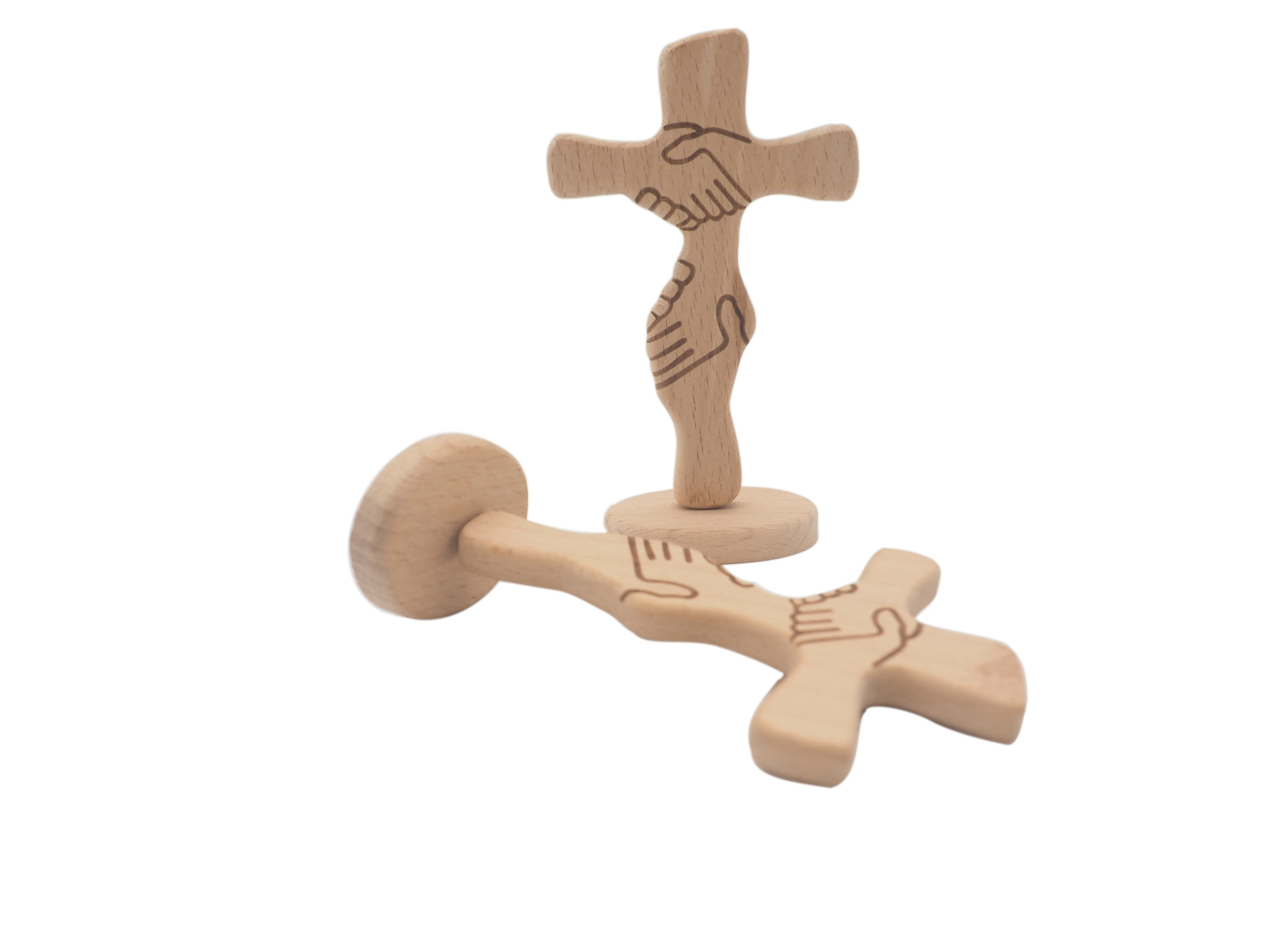 

TALENT Catholic Christian Orthodox Jesus Wooden Cross New Creative Home Table Car Decoration For Pray Unique Gifts for Family