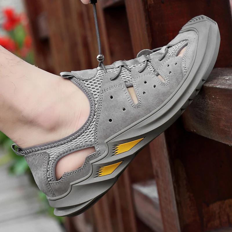 

Кожаные мужские и женские ромперы, спортивные мужские сандалии, мужские летние сандалии