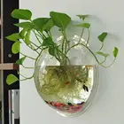 Акриловая настенная ваза для цветов, настенная ваза для украшения дома, бесшовная настенная ваза для аквариума аквариумный контейнер, настенная подвесная ваза