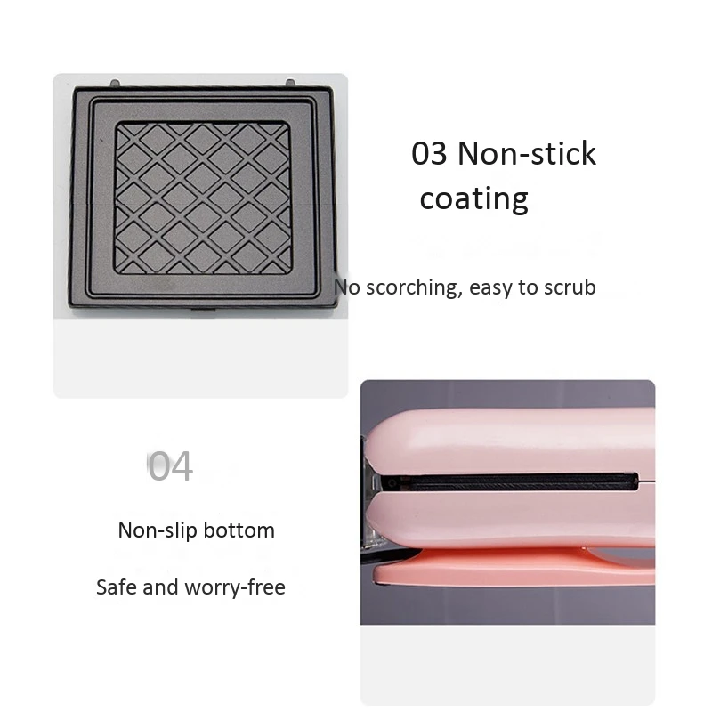 Электрическая машина для завтрака духовка яиц и тортов мини утюжок сэндвичей