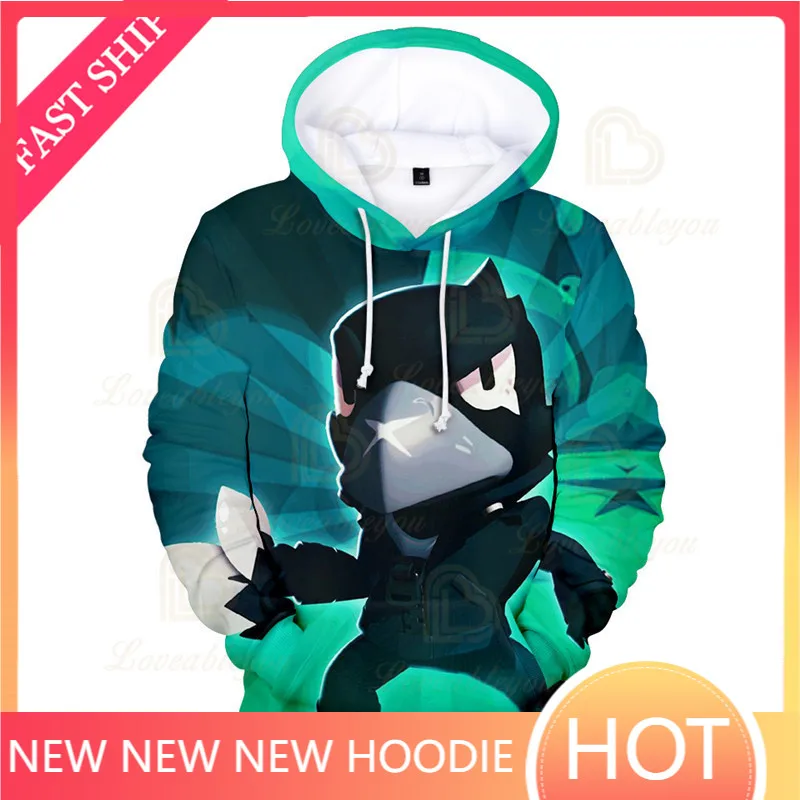 

Kids Hoodie Browlings VOID GENE MAX Star Children's Wear Browlings Game 3d Swearshirt Boys Girls Tops Hoodies Teen Clothes