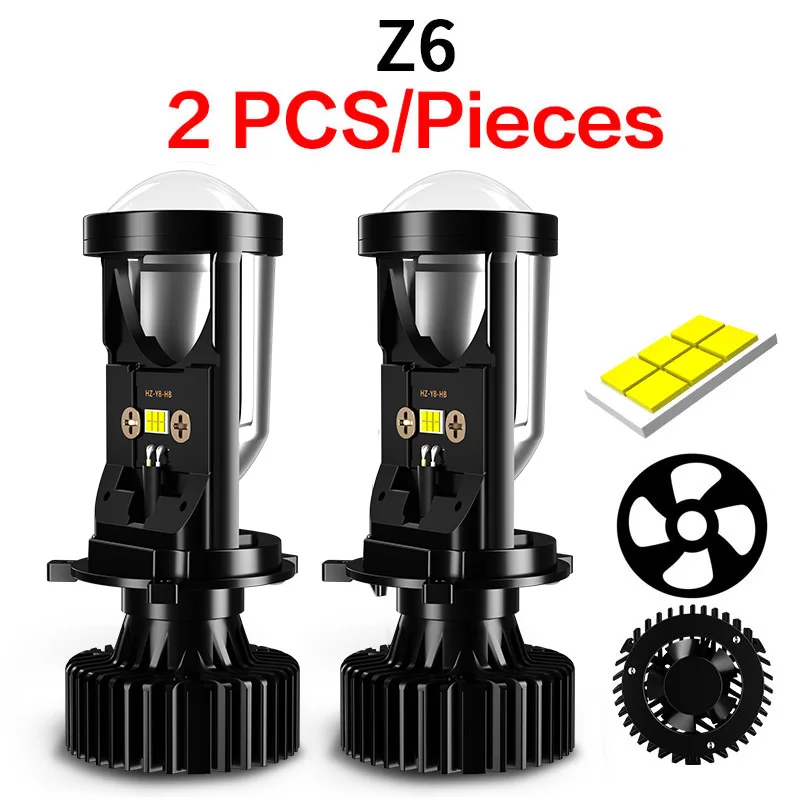 

AILEO Canbus 90 Вт/пара лампы H4 светодиодный мини-проектор с линзами Automobles лампа 20000LM комплект для переоборудования Hi/Lo фара 4300K 6000K RHD LHD