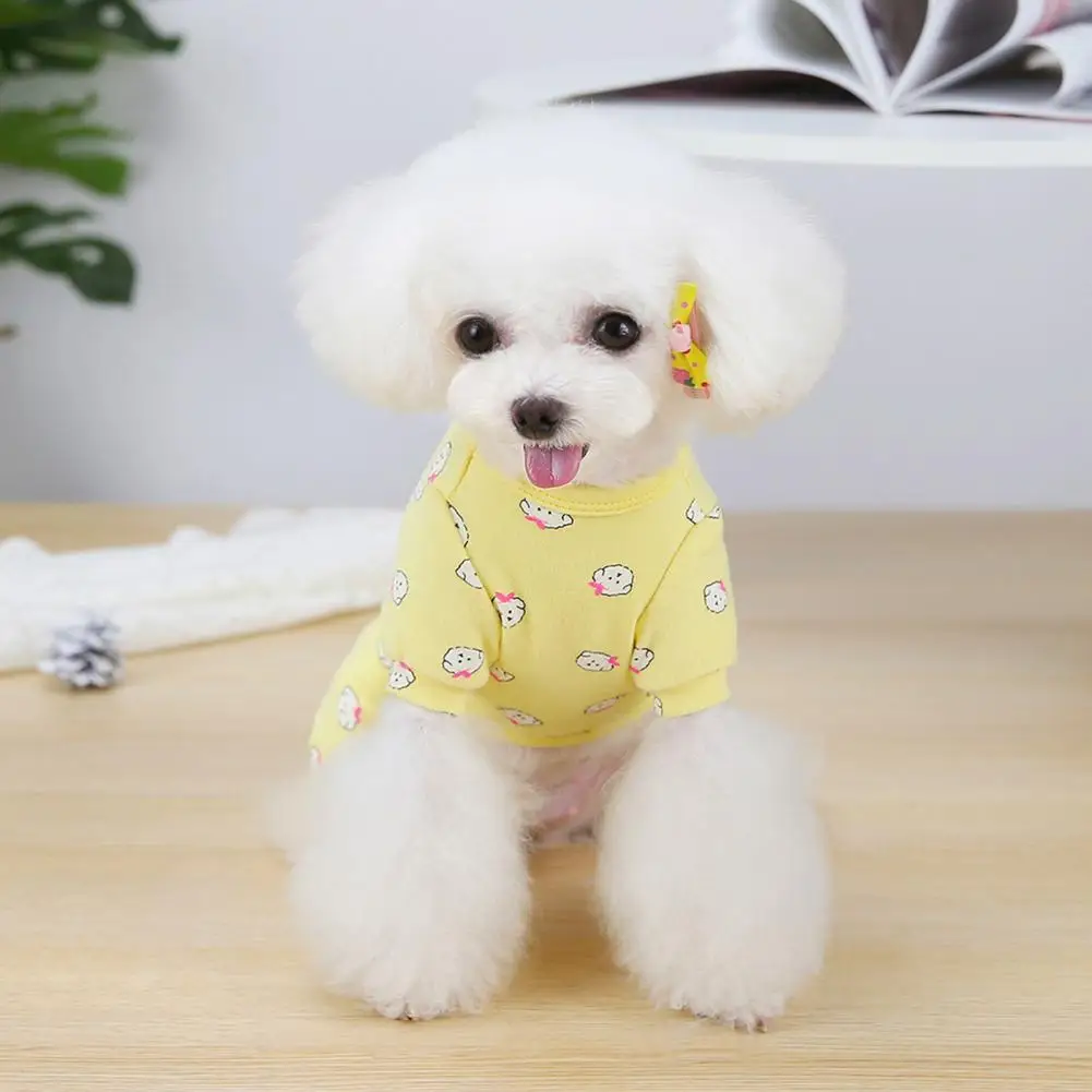 

Casual Cozy Dog Warm Four-legged Loungewear Pullover Puppy Pajamas Lovely Design for Air-conditioned Rooms