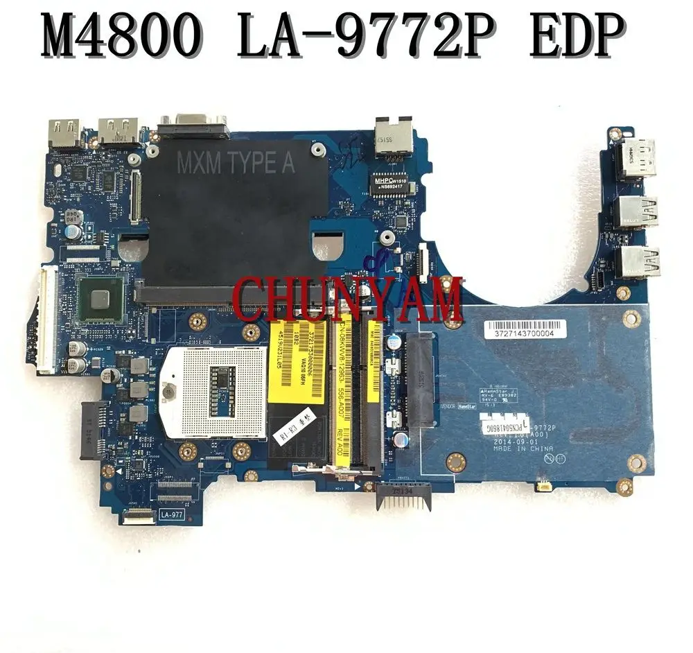 Восстановленный телефон ЖК-дисплей для dell Precision M4800 рабочая станция материнская