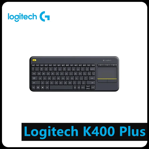 Беспроводная сенсорная клавиатура Logitech K400 Plus с тачпадом для Android Smart TV компьютера