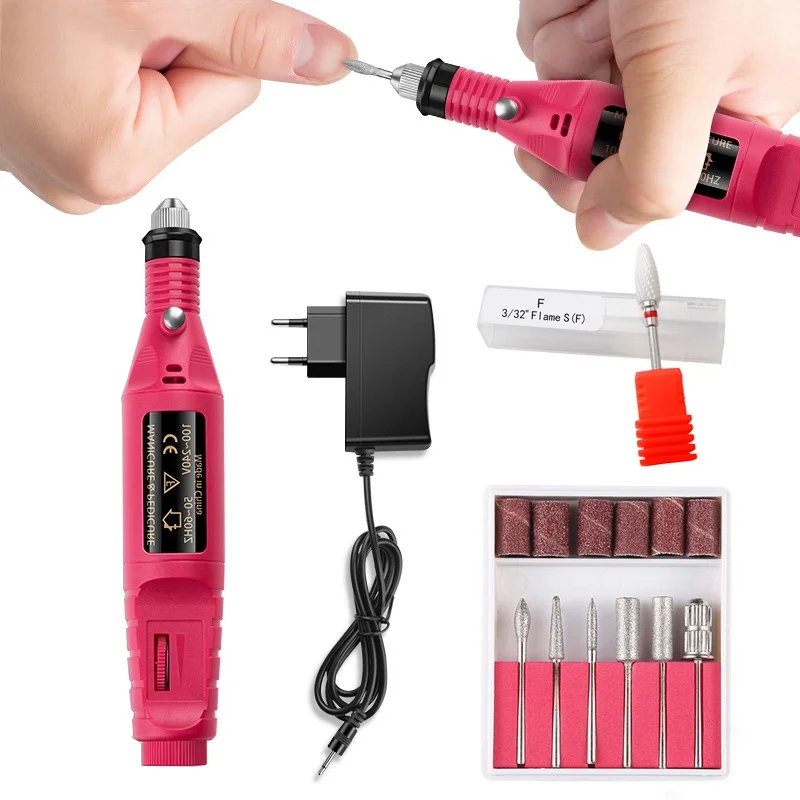 

Professional Electric Nail Drill Machine Manicure Set Pedicure Drill Set Ceramic Nail Drill Manicure Tools