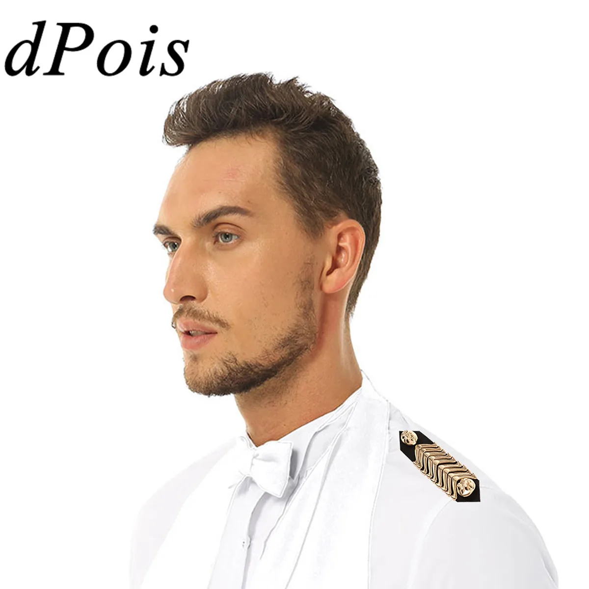 Женская и мужская брошь в стиле стимпанк Готическая эполетная на плечо костюм