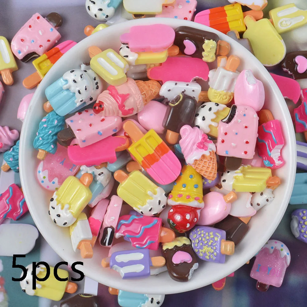 Мини Конфеты Имитация мороженого Фрукты Кухня Еда милый мультфильм детские