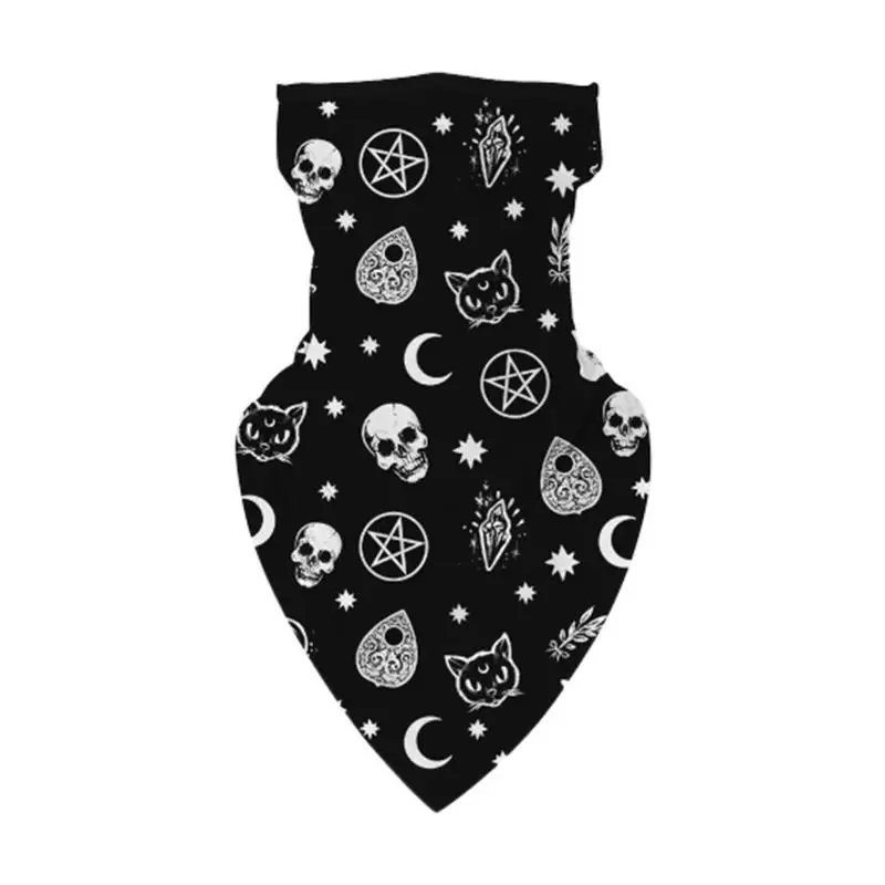 

Butterfly print sports riding mask