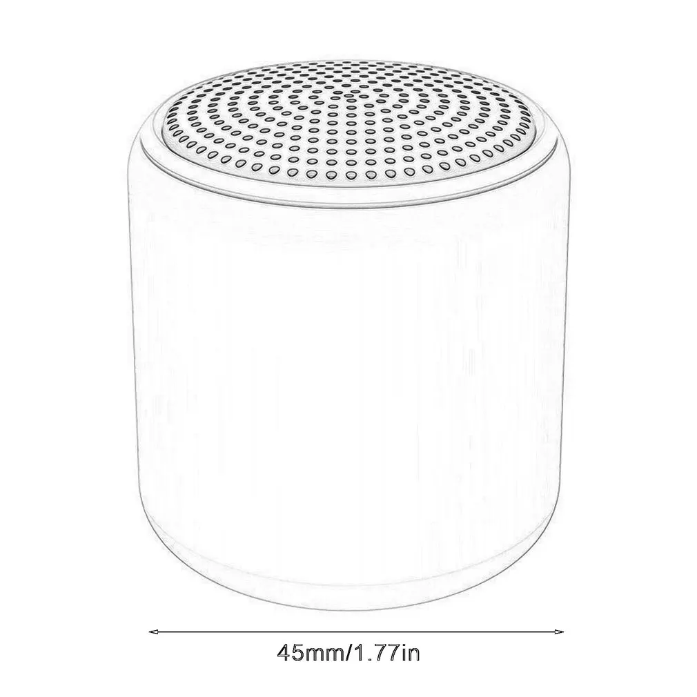 

Makaron Sound Portable Round Horn Endurance Speaker High Definition Sound Effect Mini Wireless Speaker