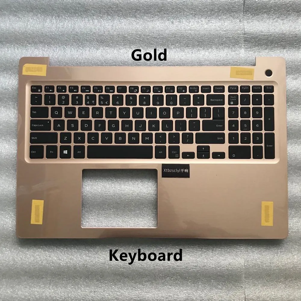 

New For Dell Inspiron 15 5570 5575 Upper Top Shell Gold Laptop Cover Keyboard With Backlight