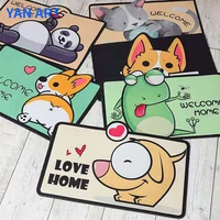 funny welcome entrance doormats carpets rugs for home bath living room floor stair kitchen hallway non slip cat dog pet gamer
