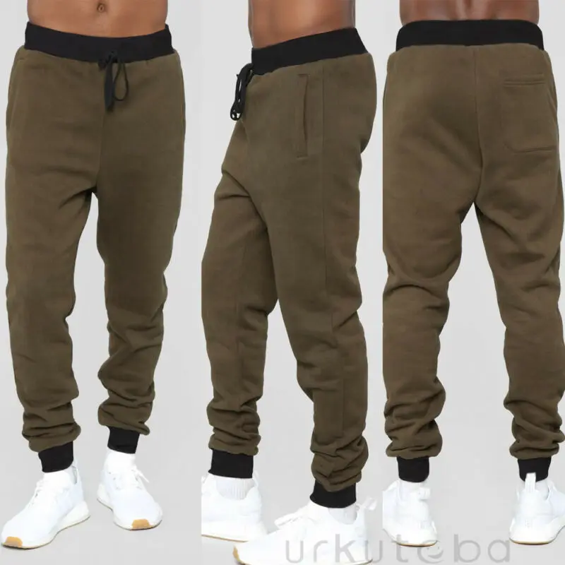 Mens Sport Trousers Sweat Pants Jogging Joggers Tracksuit Hiphop Casual Bottoms | Мужская одежда
