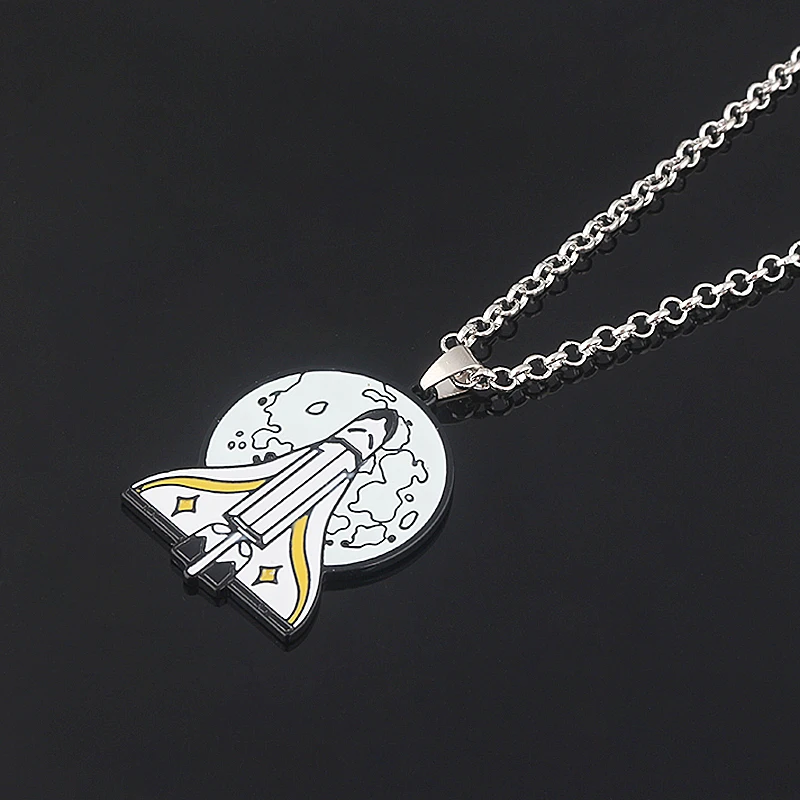 Цепочка с подвеской в виде ракеты последняя часть США|Ожерелья подвеской| |