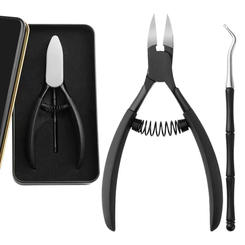 Qmake Clipper Scissors Stanless Steel  trimmers Toe tools Nail cutters  Ferramentas pedicure Professional nail foot care tools