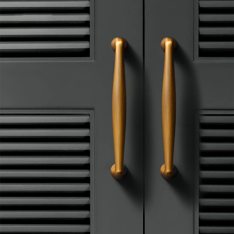 

Gold Kitchen Door Handles Zinc Alloy Straight Cupboard Handles Knobs Cabinet Pull Yellow Bronze Furniture Handle