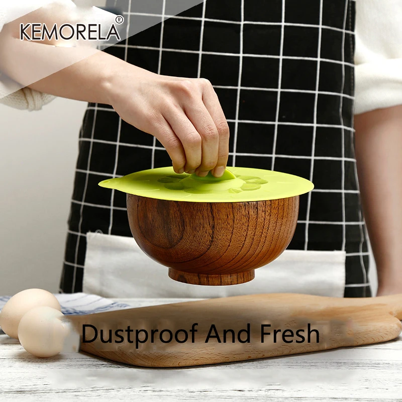 

Silicone Microwave Bowl Cover Food Wrap Bowl Pot Lid Food Fresh Cover Pan Lid Stopper Bowl Covers Cooking Kitchen Tools