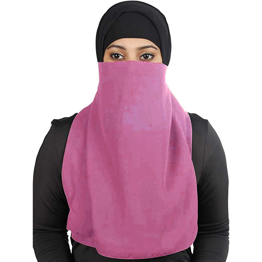Мусульманская Фата для женщин исламский хиджаб Niqab Арабская скромная одежда