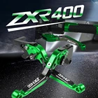 Рычаги тормозной муфты с ЧПУ для KAWASAKI ZXR400 ZXR 400, все годы работы, складные Регулируемые рычаги ZXR400