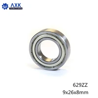 629zz bearing abec 5 10pcs 9x26x8 mm miniature 629z ball bearings 629 zz emq z3v3 qualityab