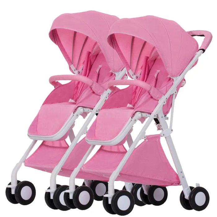 

0-3 Year Old Baby Stroller Hot Twin Stroller Easy To Fold A Variety of Colors Can Choose Freely Combined Color