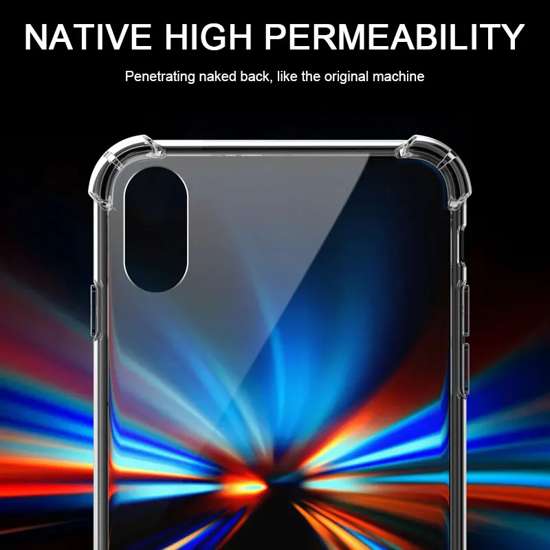 Clear Phone Case For iPhone 14 13 11 12 Pro Max Case Silicone Soft Cover For iPhone 12 Mini X XS Max XR 7 8 6 Plus SE Back Cover