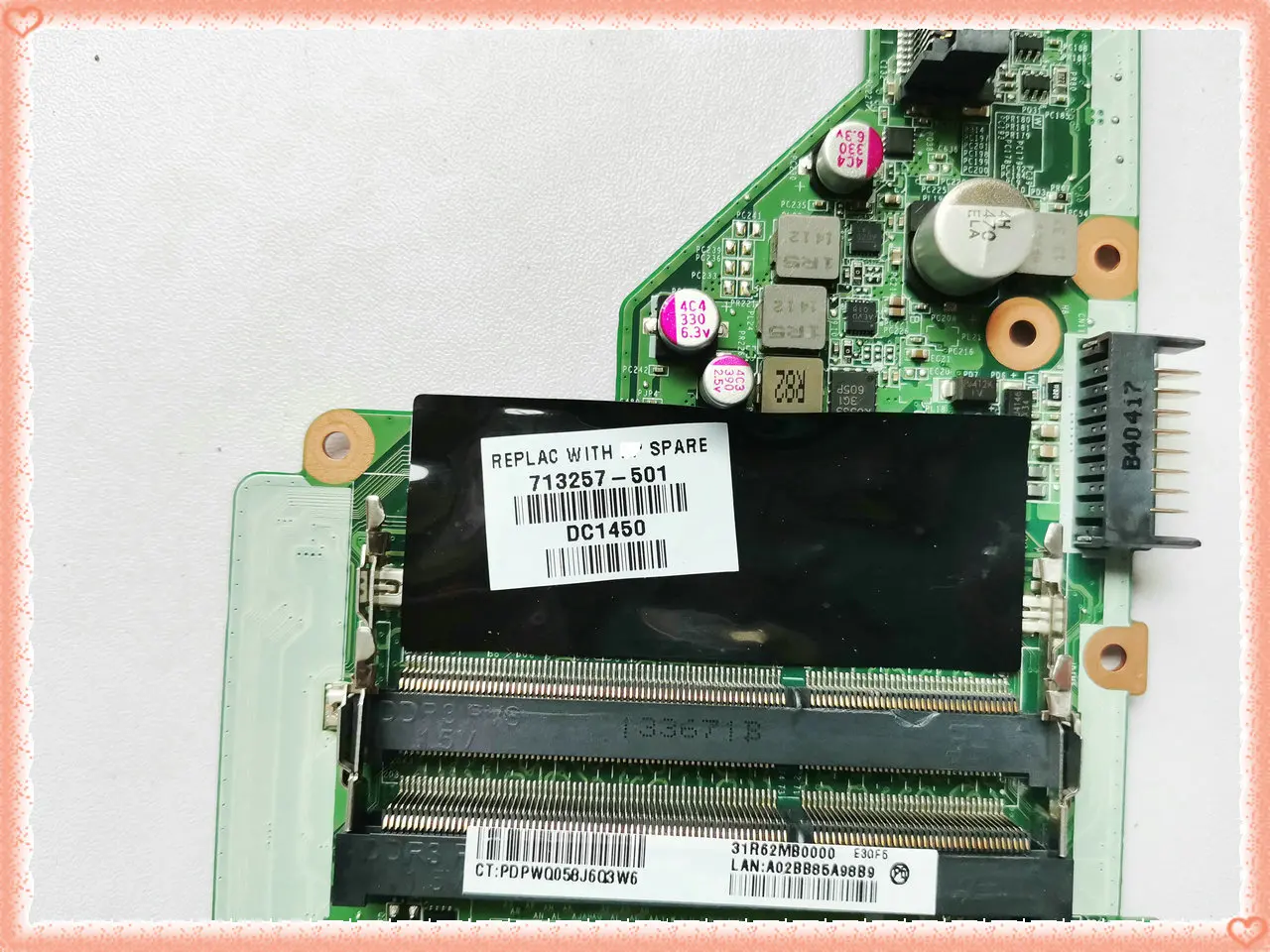 

DA0R62MB6E1 for HP Pavilion 14-E 15-E 17-E laptop motherboard 713257-001 713257-501 17-E033CA 15-E073CA NOTEBOOK DA0R62MB6E0