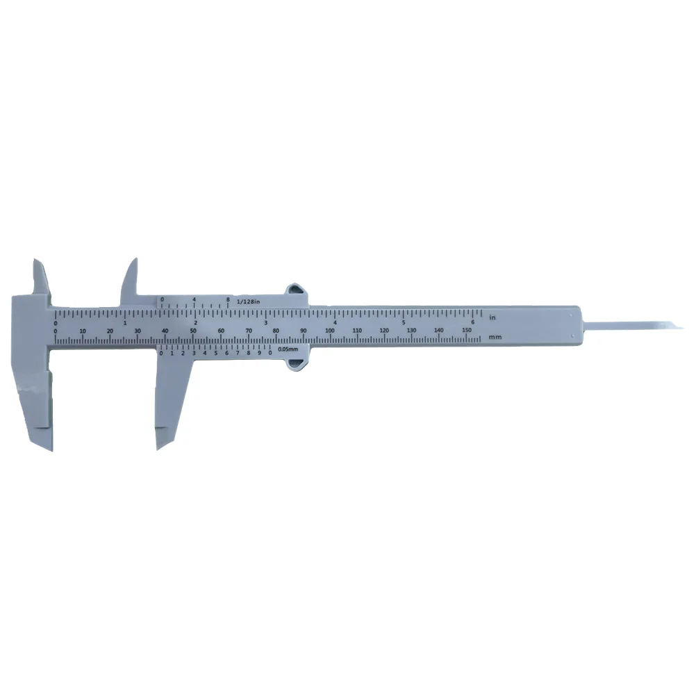 1pc Vernier Caliper Measure Tools Double Scale Sliding Gauge Ruler Plastic 150mm Micrometer Guage Daily Tool | Инструменты