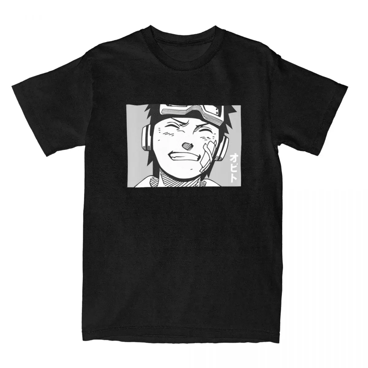 

Bandai Naruto T Shirts Men's Cotton Vintage T-Shirts O Neck Anime Tee Shirt Short Sleeve Tops 4XL 5XL 6XL