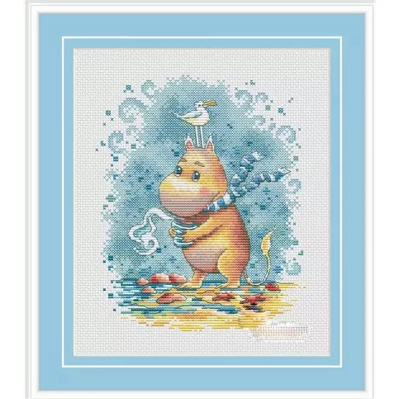 

ZZ1777 DIY Homefun Cross Stitch Kit Packages Counted Cross-Stitching Kits New Pattern NOT PRINTED Cross stich Painting Set