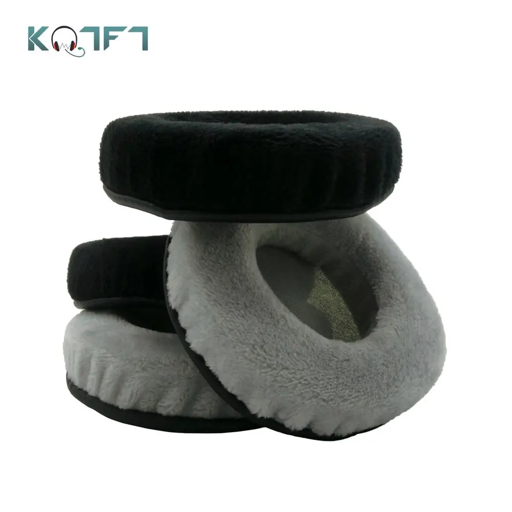 

KQTFT 1 Pair of Velvet Replacement Ear Pads for DENON AH-D210 AH D210 AHD210 Headset EarPads Earmuff Cover Cushion Cups