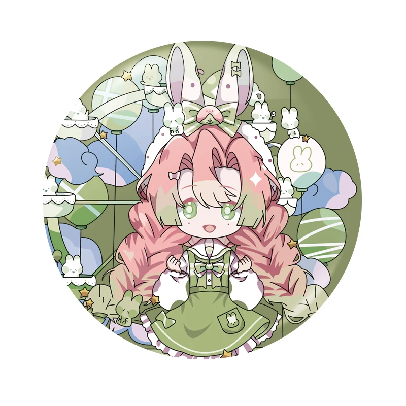 

Collection Anime Demon Slayer Cartoon Kawaii Badge Kochou Shinobu Tokitou Muichirou Kanroji Mitsuri bags Pendant Brooch Pin Toy