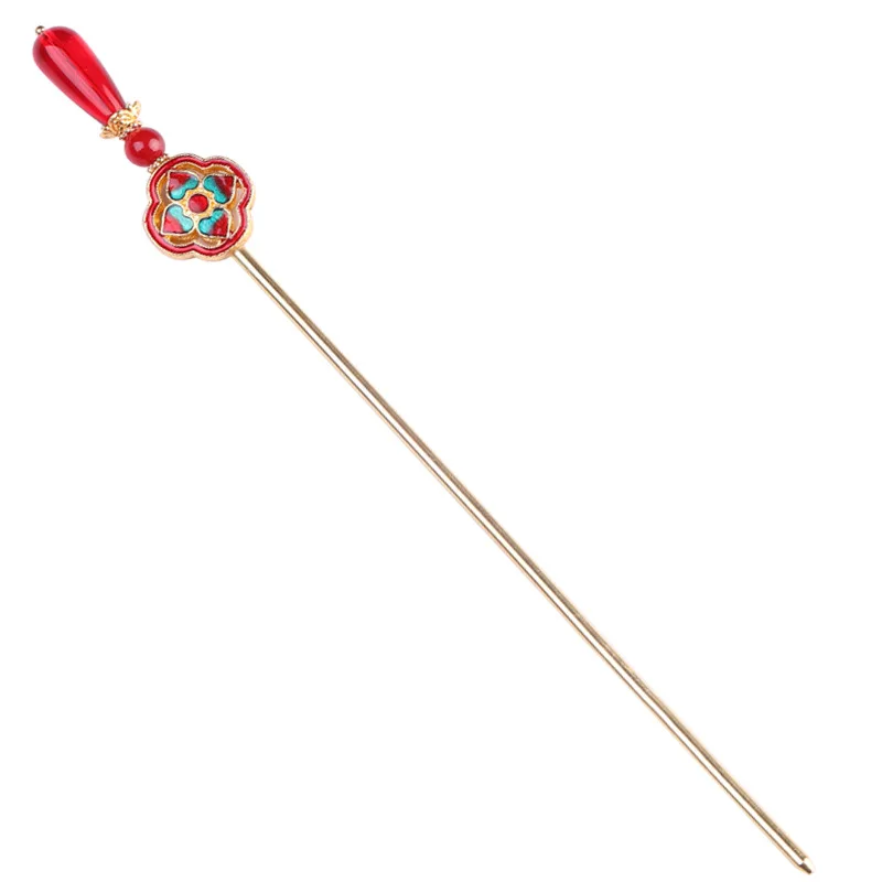 

Duobao hairpin, antique hairpin, female costume accessories dish hairpin, single hairpin, head dress loc jewelry