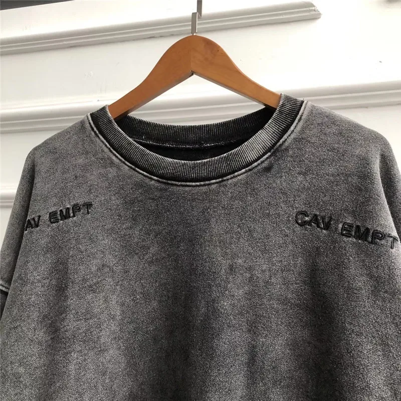 Синяя лента, CAV, EMPT C. E19AW, худи с капюшоном, Ретро стиль, стирается, для пожилых мужчин и женщин, 1:1, высокое качество, CAV, Empt, CAV, EMP, толстовка с капюшоном