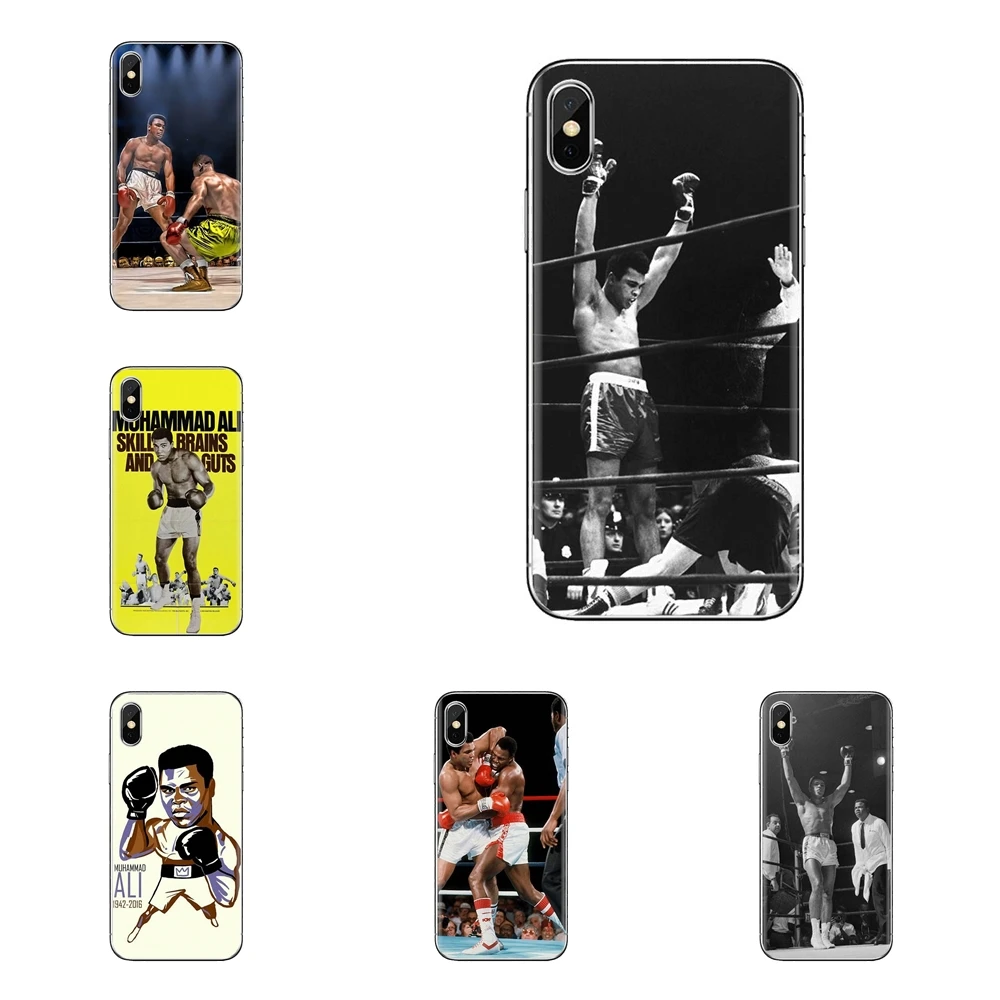 С изображением Мохаммеда Али и цитатой прозрачный мягкий чехол Чехлы для Huawei NOVA 2