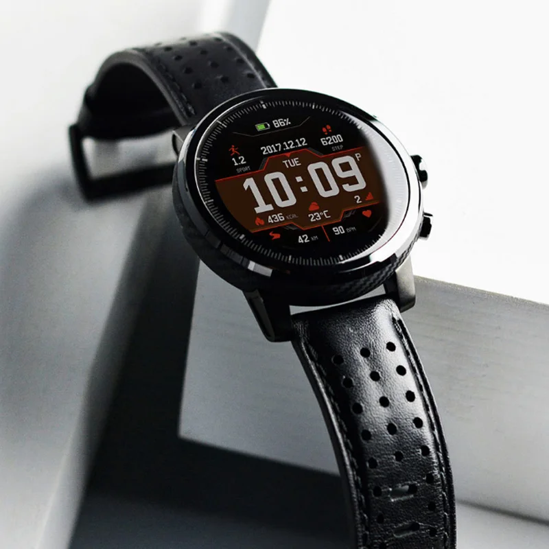 Глобальная версия Xiaomi Huami Amazfit 2 Stratos 2+ умные часы для мужчин с gps Xiaomi часы PPG монитор сердечного ритма 5ATM водонепроницаемый
