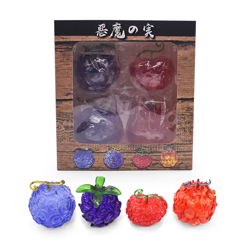 

One Piece Figure Devil Fruit Flame-Flame Gum-Gum PVC Action Figure Doll Collectible Model Toy Christmas Gift