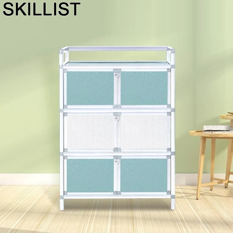 

Mobiliario Comedores Aluminum Alloy Cupboard Side Tables Meuble Buffet Mueble Cocina Kitchen Furniture Cabinet Sideboard