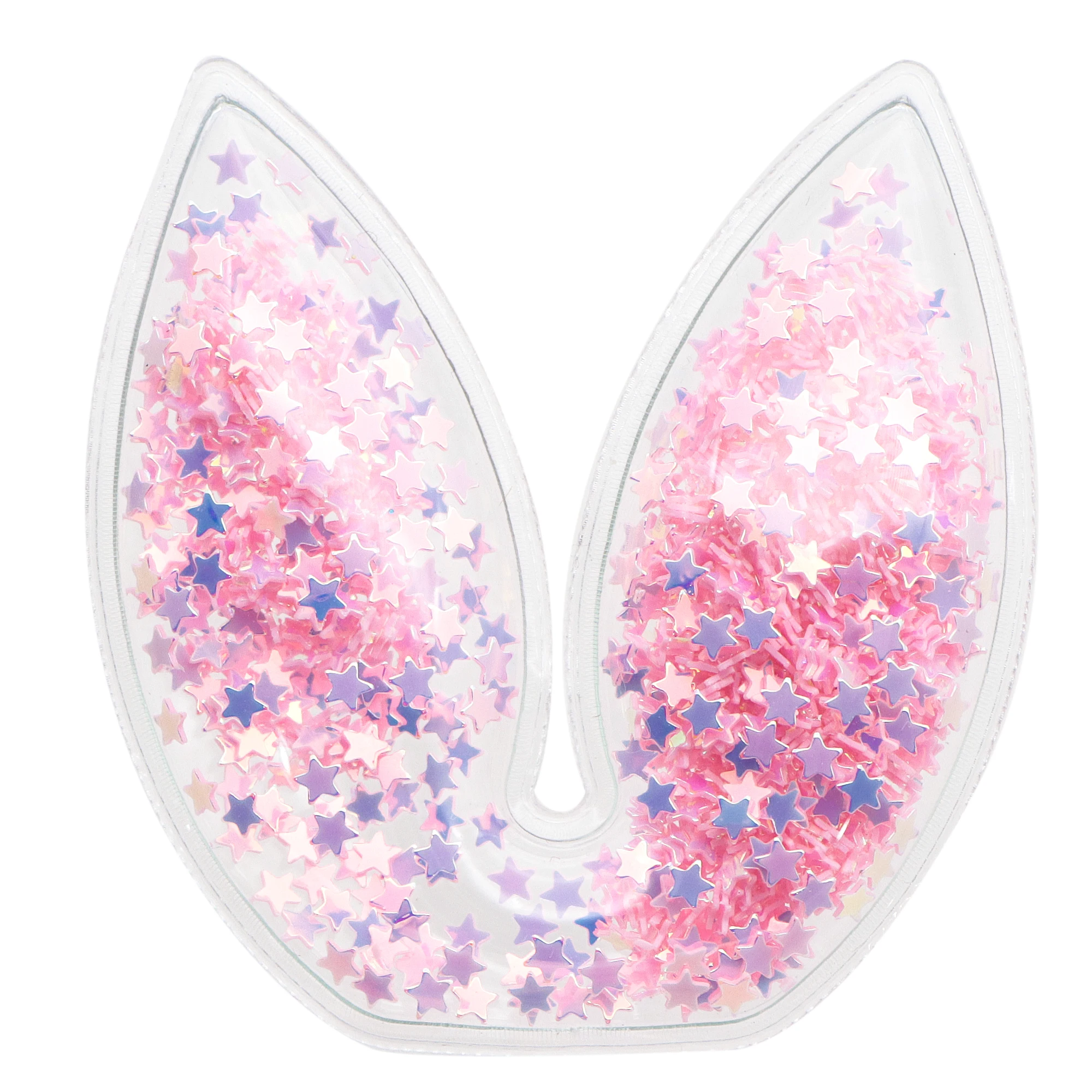 Прозрачная заколка для волос 51x5 3 мм/40x25 мм блестящие шейкеры из акриловой смолы