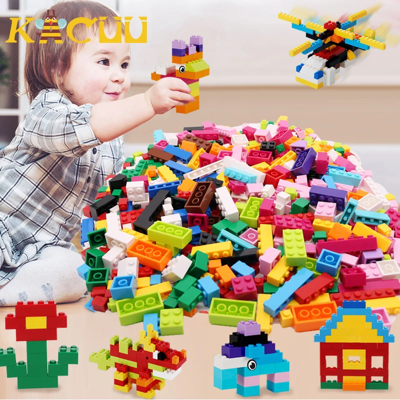 500 1500 шт. DIY сборочные наборы строительных блоков классический создатель города